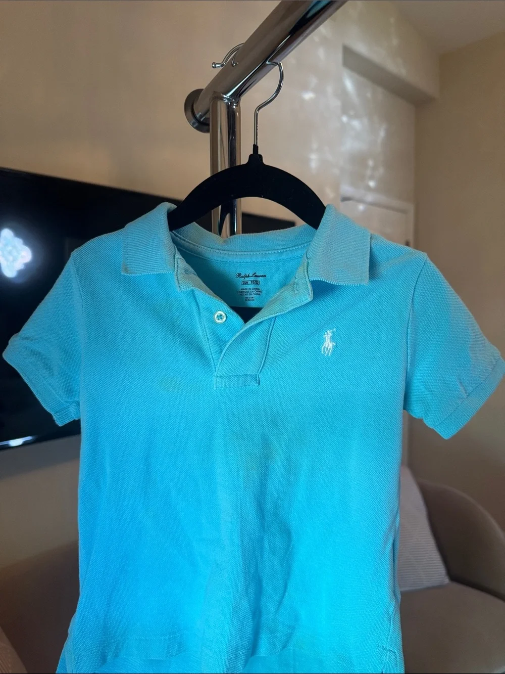 Ralph Lauren Kids Polo Shirt - Bright Turquoise